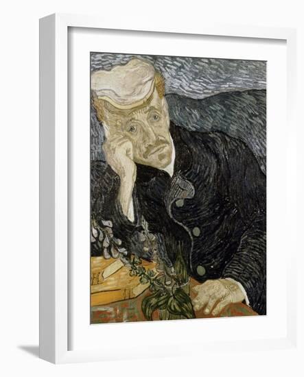 Portrait of Dr. Gachet-Vincent van Gogh-Framed Giclee Print