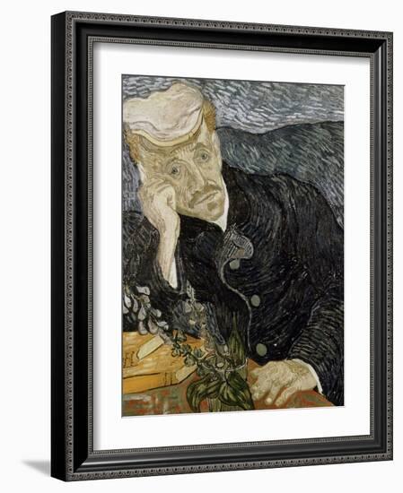 Portrait of Dr. Gachet-Vincent van Gogh-Framed Giclee Print