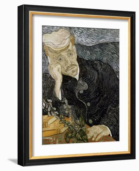 Portrait of Dr. Gachet-Vincent van Gogh-Framed Giclee Print
