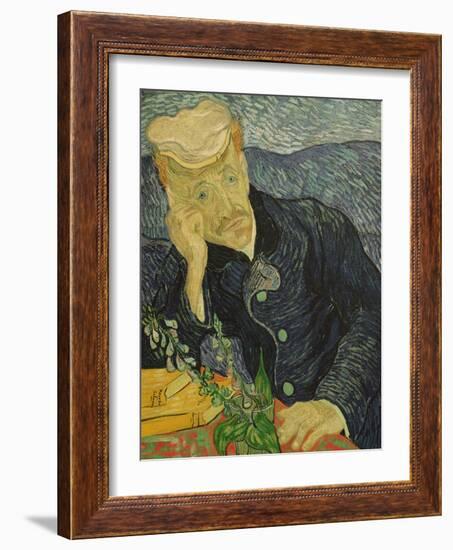 Portrait of Dr Gachet-Vincent van Gogh-Framed Giclee Print