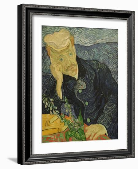 Portrait of Dr Gachet-Vincent van Gogh-Framed Giclee Print