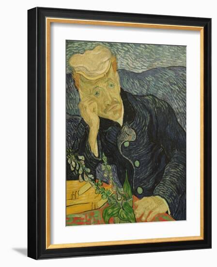 Portrait of Dr Gachet-Vincent van Gogh-Framed Giclee Print