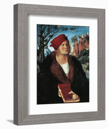 Portrait of Dr Johannes Cuspinian, Ca 1503-Lucas Cranach the Elder-Framed Giclee Print