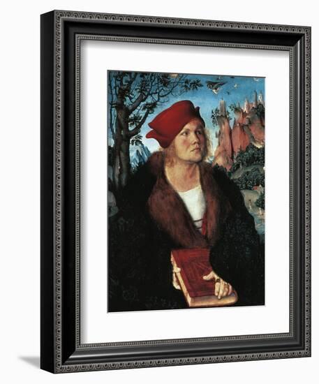 Portrait of Dr Johannes Cuspinian, Ca 1503-Lucas Cranach the Elder-Framed Giclee Print