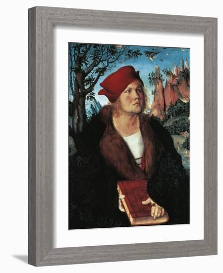 Portrait of Dr Johannes Cuspinian, Ca 1503-Lucas Cranach the Elder-Framed Giclee Print