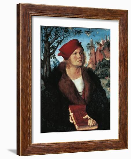 Portrait of Dr Johannes Cuspinian, Ca 1503-Lucas Cranach the Elder-Framed Giclee Print