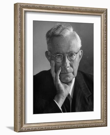 Portrait of Dr. Paul Tillich, Theology Professor at Harvard University-Alfred Eisenstaedt-Framed Photographic Print