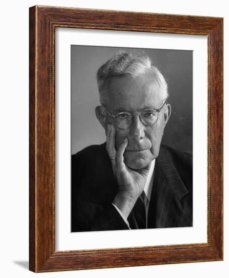 Portrait of Dr. Paul Tillich, Theology Professor at Harvard University-Alfred Eisenstaedt-Framed Photographic Print