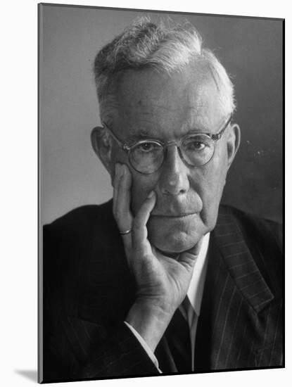 Portrait of Dr. Paul Tillich, Theology Professor at Harvard University-Alfred Eisenstaedt-Mounted Photographic Print