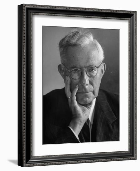 Portrait of Dr. Paul Tillich, Theology Professor at Harvard University-Alfred Eisenstaedt-Framed Photographic Print