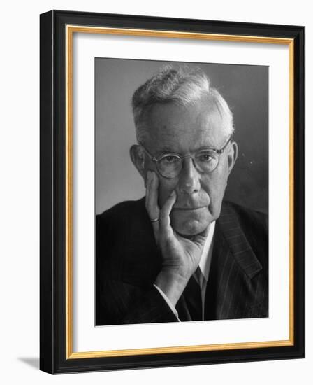 Portrait of Dr. Paul Tillich, Theology Professor at Harvard University-Alfred Eisenstaedt-Framed Photographic Print