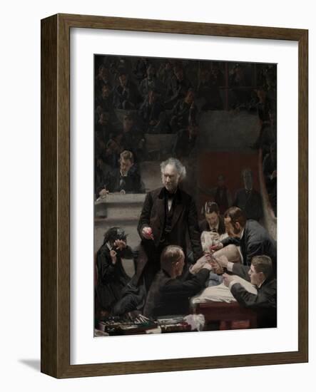 Portrait of Dr. Samuel D. Gross, 1875 (Oil on Canvas)-Thomas Cowperthwait Eakins-Framed Giclee Print