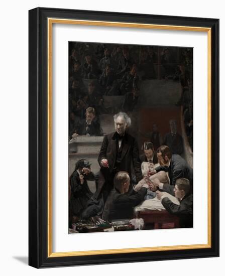 Portrait of Dr. Samuel D. Gross, 1875 (Oil on Canvas)-Thomas Cowperthwait Eakins-Framed Giclee Print