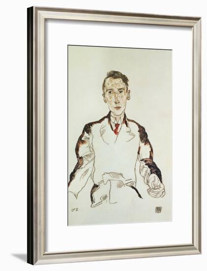 Portrait of Dr-Egon Schiele-Framed Giclee Print