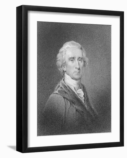 Portrait of Early American Leader Charles Carroll-Philip Gendreau-Framed Giclee Print