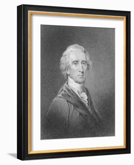 Portrait of Early American Leader Charles Carroll-Philip Gendreau-Framed Giclee Print