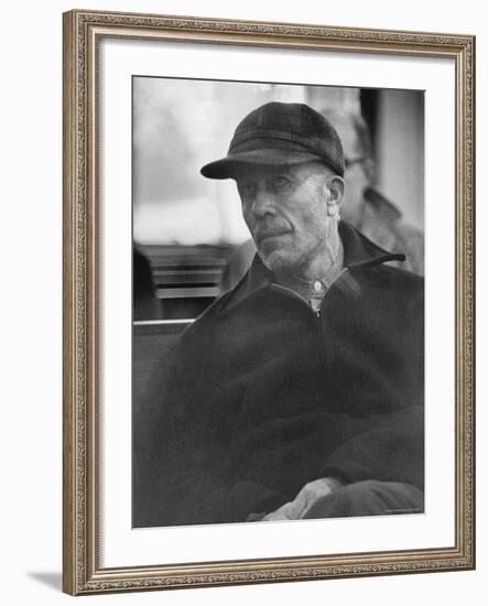 Portrait of Ed Gein, Alleged Mass Murderer-Francis Miller-Framed Premium Photographic Print