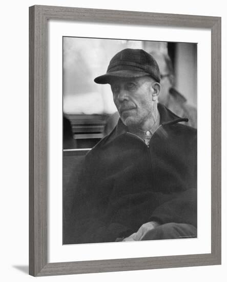 Portrait of Ed Gein, Alleged Mass Murderer-Francis Miller-Framed Premium Photographic Print