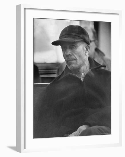 Portrait of Ed Gein, Alleged Mass Murderer-Francis Miller-Framed Premium Photographic Print