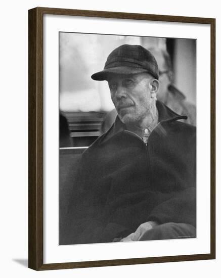 Portrait of Ed Gein, Alleged Mass Murderer-Francis Miller-Framed Premium Photographic Print