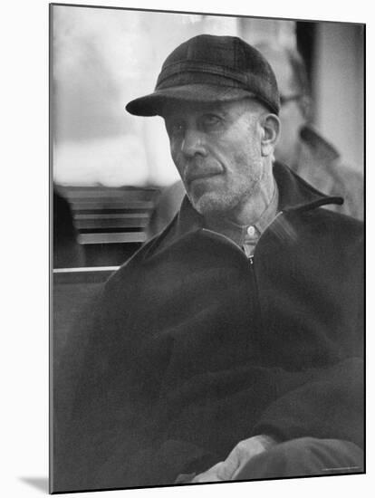 Portrait of Ed Gein, Alleged Mass Murderer-Francis Miller-Mounted Premium Photographic Print