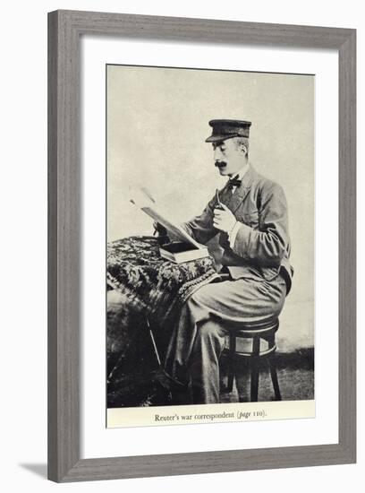 Portrait of Edgar Wallace-null-Framed Photographic Print