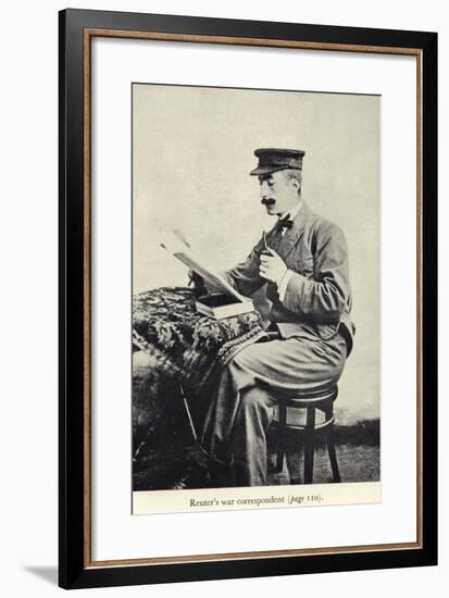 Portrait of Edgar Wallace-null-Framed Photographic Print
