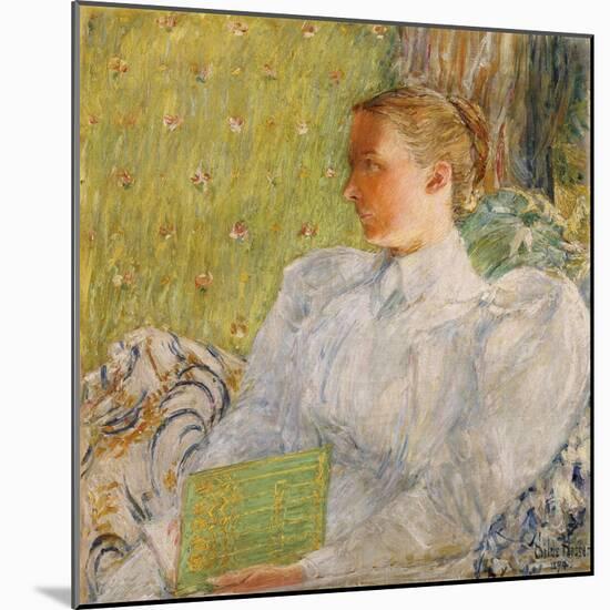 Portrait of Edith Blaney (Mrs. Dwight Blaney) 1894-Childe Hassam-Mounted Giclee Print