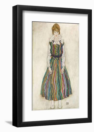 Portrait of Edith (the artist’s wife), 1915-Egon Schiele-Framed Art Print