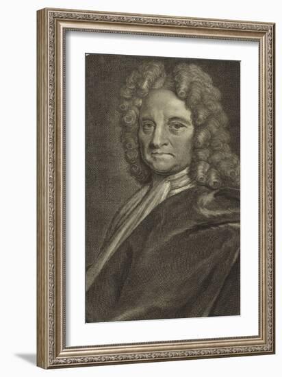 Portrait of Edmond Halley-null-Framed Giclee Print