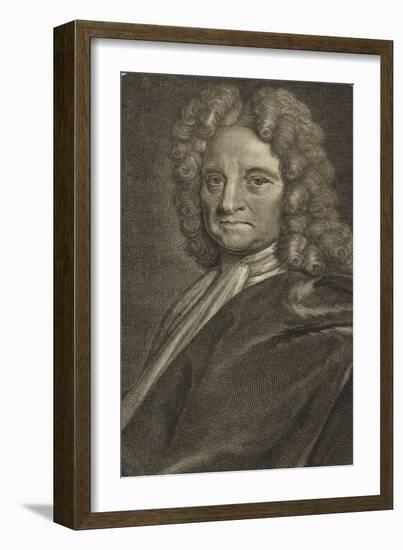 Portrait of Edmond Halley-null-Framed Giclee Print