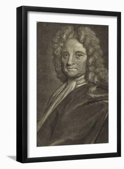 Portrait of Edmond Halley-null-Framed Giclee Print