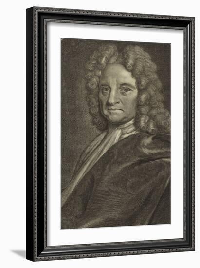 Portrait of Edmond Halley-null-Framed Giclee Print