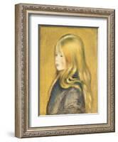 Portrait of Edmond Renoir, Jr., 1888-Pierre Auguste Renoir-Framed Giclee Print