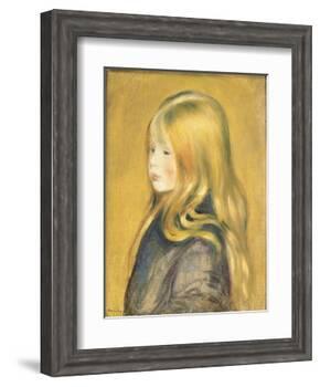 Portrait of Edmond Renoir, Jr., 1888-Pierre Auguste Renoir-Framed Giclee Print