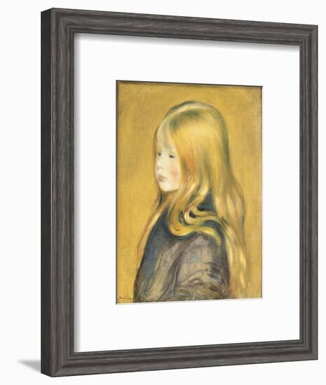 Portrait of Edmond Renoir, Jr., 1888-Pierre Auguste Renoir-Framed Giclee Print