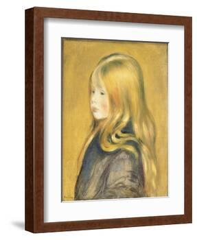 Portrait of Edmond Renoir, Jr., 1888-Pierre Auguste Renoir-Framed Giclee Print