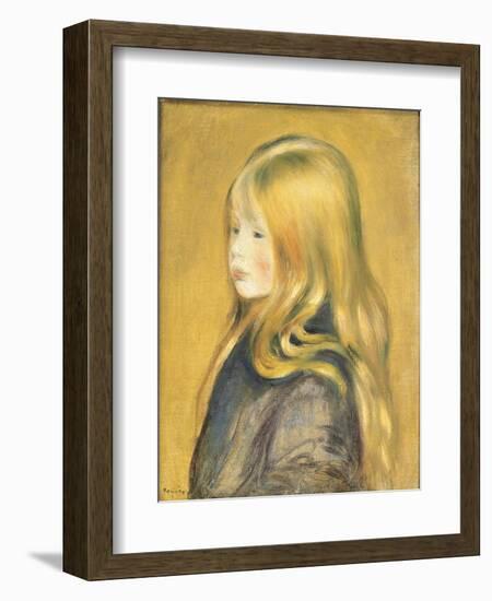 Portrait of Edmond Renoir, Jr., 1888-Pierre Auguste Renoir-Framed Giclee Print