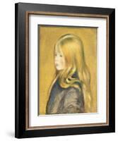Portrait of Edmond Renoir, Jr., 1888-Pierre Auguste Renoir-Framed Giclee Print