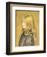 Portrait of Edmond Renoir, Jr., 1888-Pierre Auguste Renoir-Framed Giclee Print