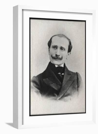 Portrait of Edmond Rostand (1868-1918), French poet and dramatist-French Photographer-Framed Giclee Print