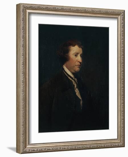 Portrait of Edmund Burke, C.1769-Sir Joshua Reynolds-Framed Giclee Print