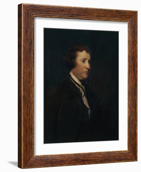 Portrait of Edmund Burke, C.1769-Sir Joshua Reynolds-Framed Giclee Print