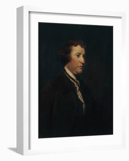 Portrait of Edmund Burke, C.1769-Sir Joshua Reynolds-Framed Giclee Print