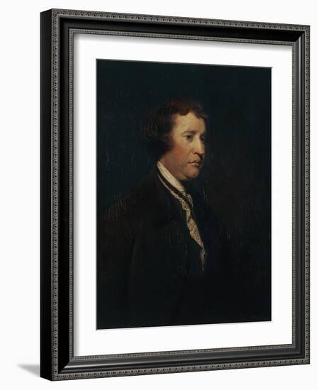 Portrait of Edmund Burke, C.1769-Sir Joshua Reynolds-Framed Giclee Print