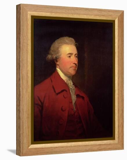 Portrait of Edmund Burke-James Northcote-Framed Premier Image Canvas