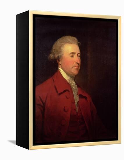 Portrait of Edmund Burke-James Northcote-Framed Premier Image Canvas