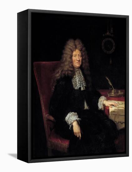 Portrait of Edouard Colbert, Marquis De Villacerf (1628-1699) Superintendent of the Buildings of Ki-Pierre Mignard-Framed Premier Image Canvas