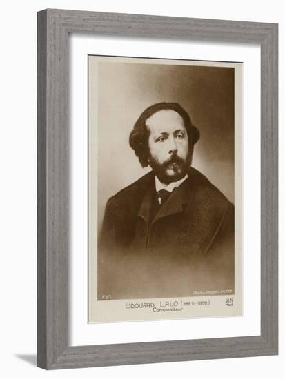 Portrait of Edouard Lalo-Pierre Petit-Framed Photographic Print