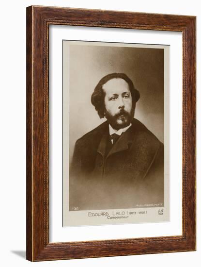 Portrait of Edouard Lalo-Pierre Petit-Framed Photographic Print